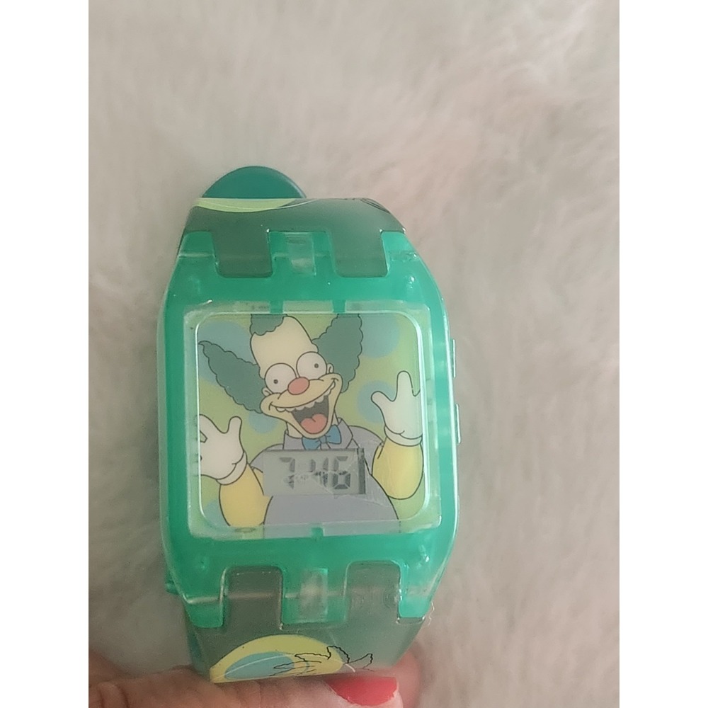 Krusty The Clown 2002 The Simpsons Burger King Watch Y2K. Works! Talks - Picture 6 of 11